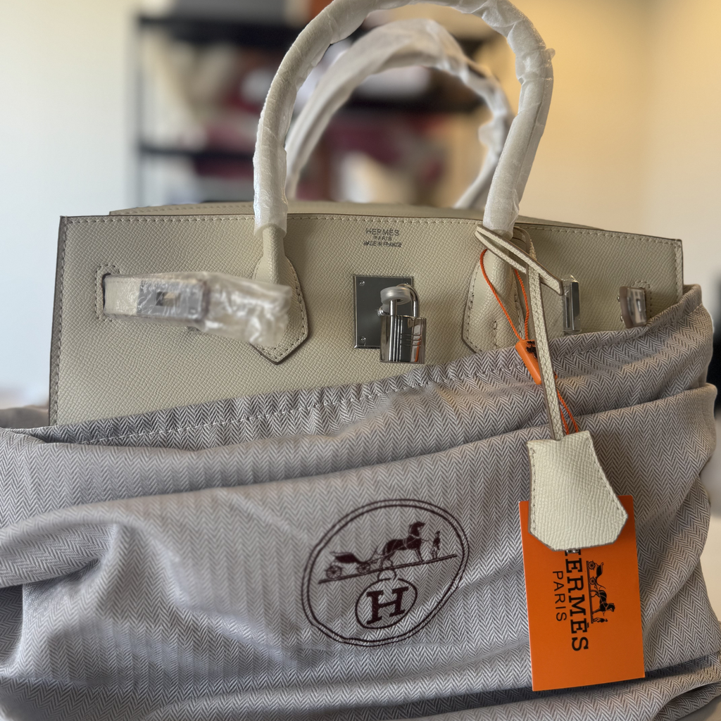 Hermes birkin 30cm crema