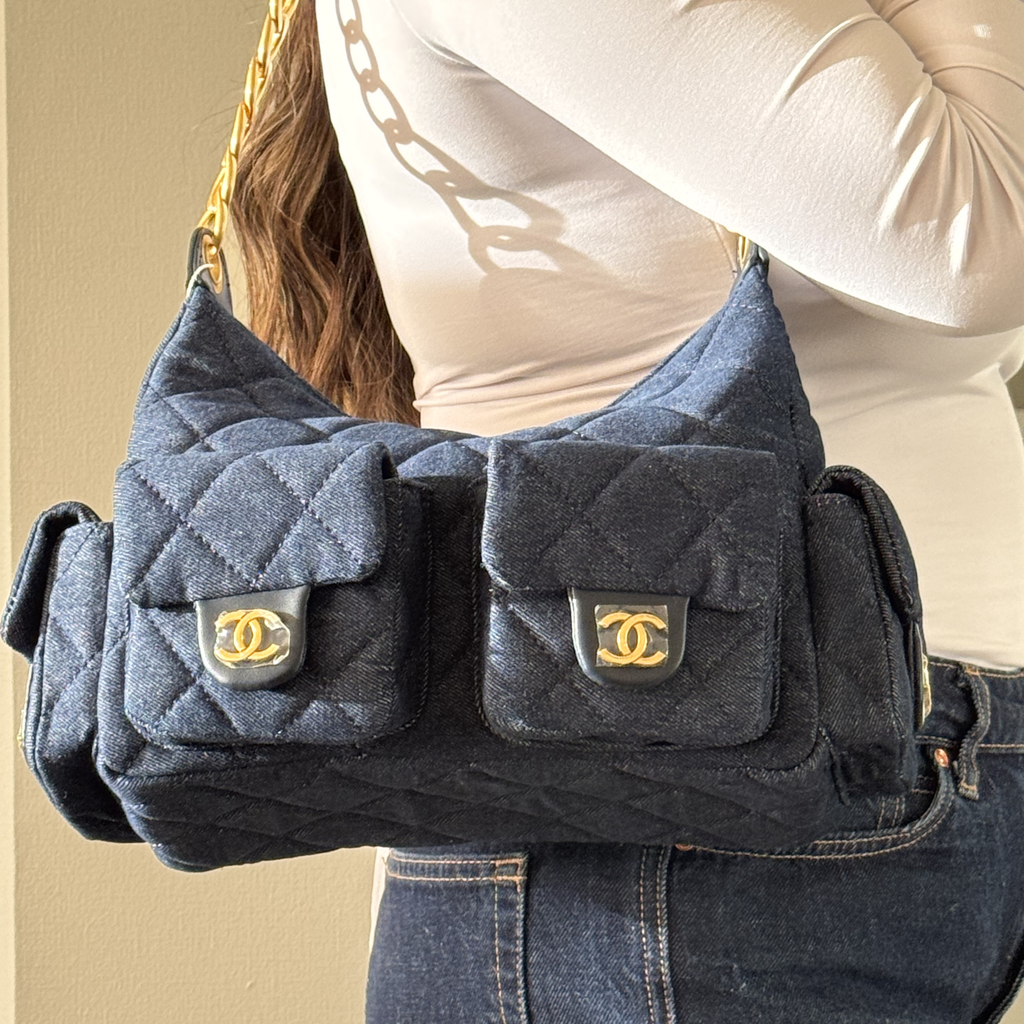 Chanel azul denim