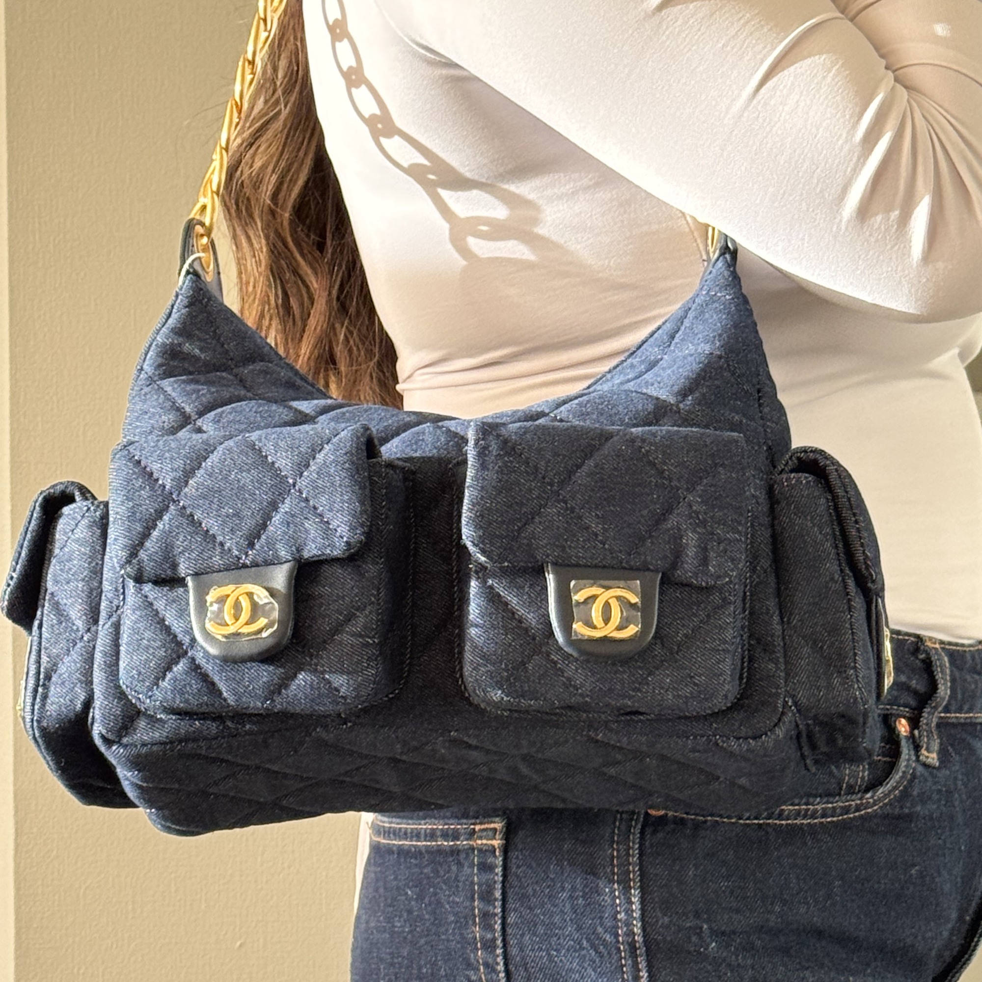 Chanel azul denim