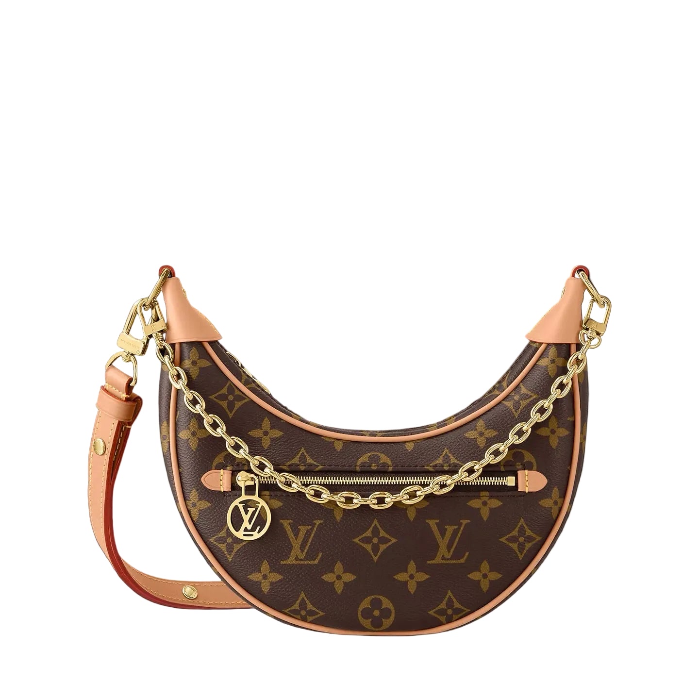 Bolso Loop Monograma con Cadena Dorada