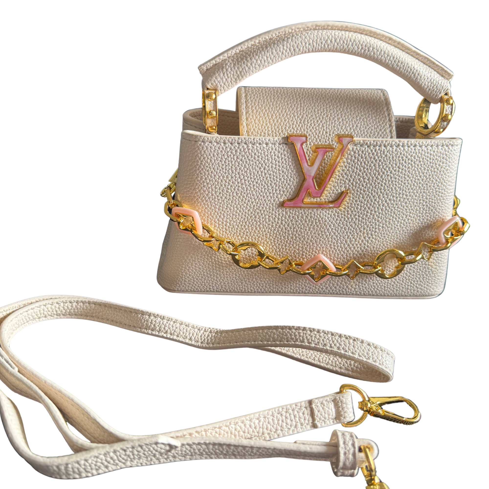Bolso Premium Elegance Mini Crema