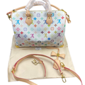 LV speedy 30cm Monogram Multicolor Blanca